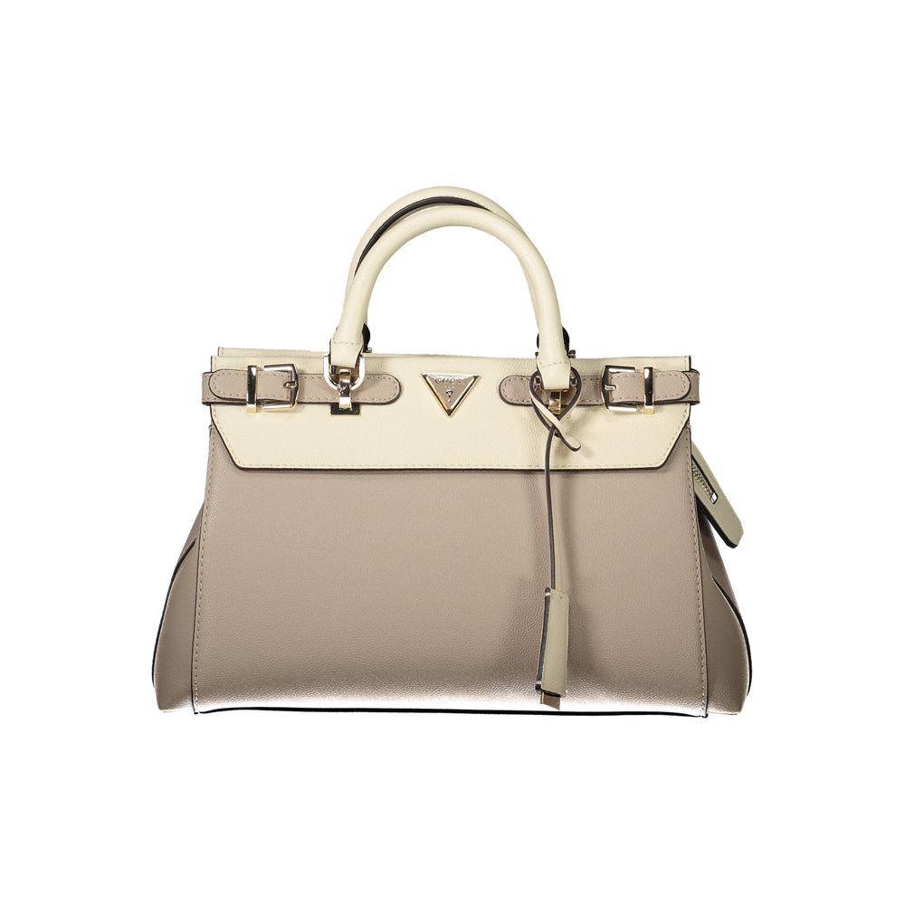Guess Jeans Beige Polyethylen Handtasche