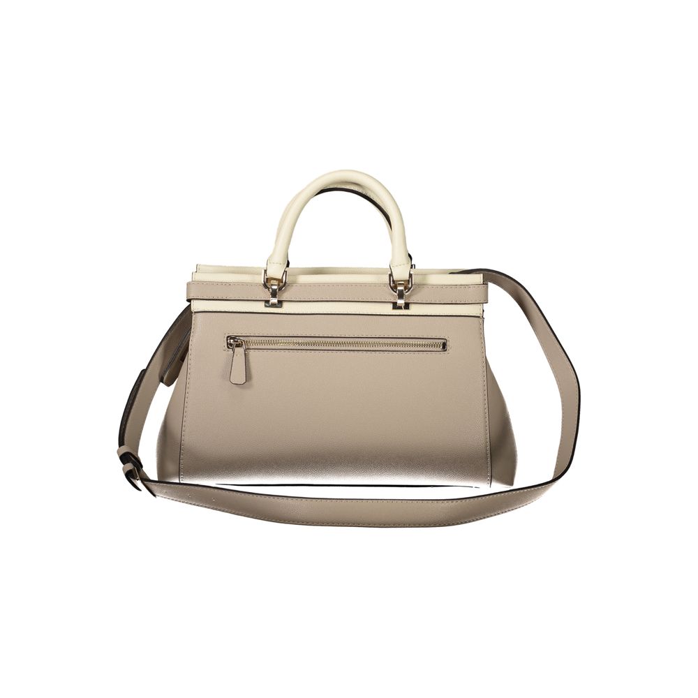 Guess Jeans Beige Polyethylen Handtasche