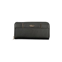 Guess Jeans Schwarzes Portemonnaie aus Polyethylen