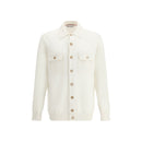 Brunello Cucinelli cashmere cardigan in pure white
