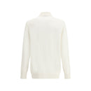 Brunello Cucinelli cashmere cardigan in pure white