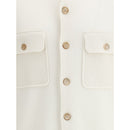 Brunello Cucinelli cashmere cardigan in pure white