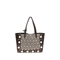 Valentino Garavani Brown Calfskin Bos Taurus Shoulder Bag