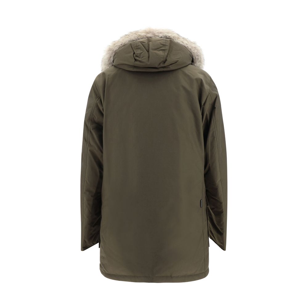 Woolrich Baumwollparka in Grün