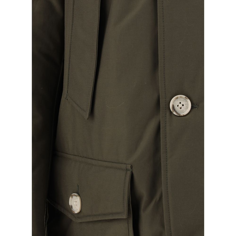 Woolrich Baumwollparka in Grün