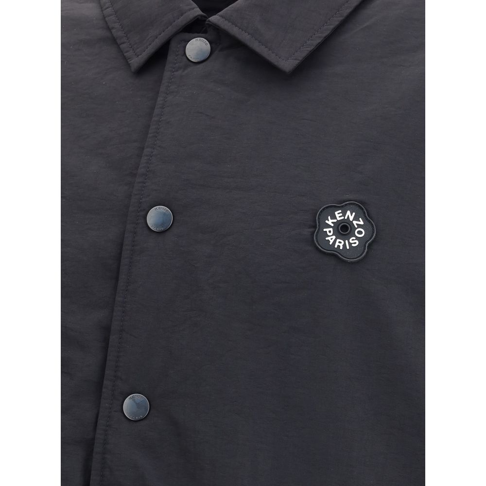 Kenzo Schwarze Nylon-Bomberjacke