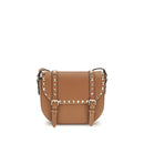 Valentino Garavani Beige Calfskin Bos Taurus Shoulder Bag