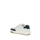 Saint Laurent White Calfskin Bos Taurus Low-Top Sneakers