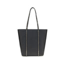 Valentino Garavani shoulder bag in black calfskin leather, Bos Taurus