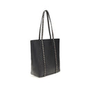 Valentino Garavani shoulder bag in black calfskin leather, Bos Taurus