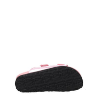 Palm Angels Rosa Lederpantoffeln Sandalen
