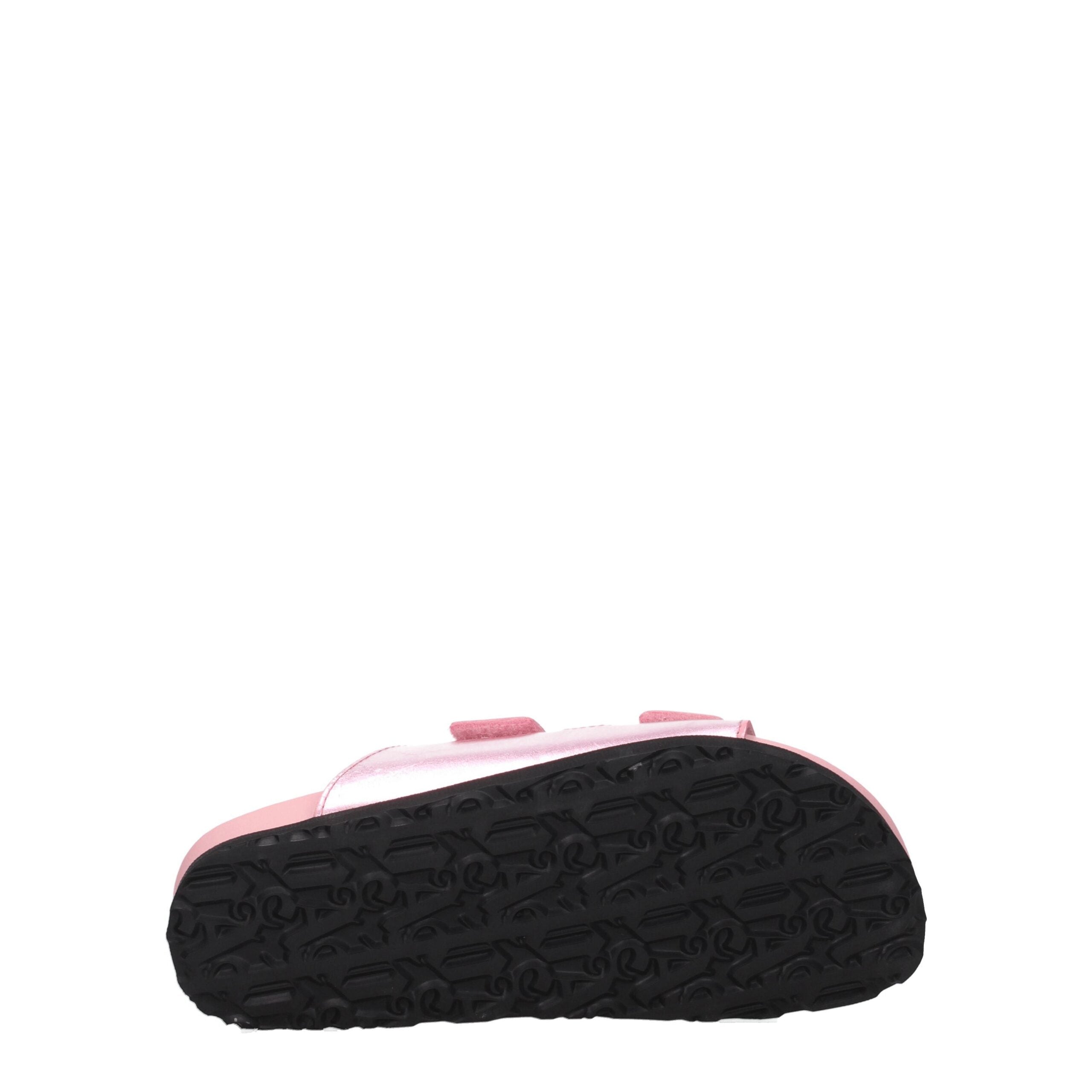 Palm Angels Rosa Lederpantoffeln Sandalen