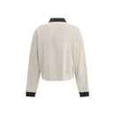 Brunello Cucinelli Grauer Baumwoll-Cardigan