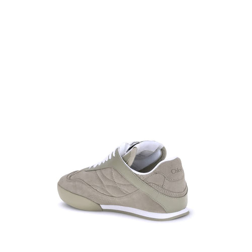 Chloé Beige Sneaker aus Kalb-Leder Bos Taurus mit niedrigem Schaft