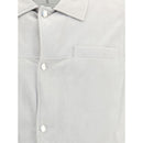 Brunello Cucinelli Grey Leather Jacket