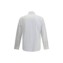 Brunello Cucinelli patterned cotton shirt in white