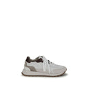 Brunello Cucinelli White Leather Sneakers for Sports and Leisure