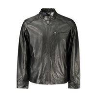Guess Jeans Schwarzer Polyethylen-Mantel