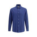 Brunello Cucinelli cotton shirt in blue