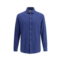 Brunello Cucinelli cotton shirt in blue