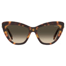Moschino Braune Acetat-Sonnenbrille