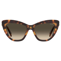 Moschino Braune Acetat-Sonnenbrille