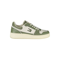 Tommy Hilfiger Grünes Leder Herren Sneaker
