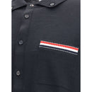 Thom Browne Schwarzer Woll-Fleece-Pullover