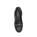 Prada Loafer aus Leder mit Vintage-Effekt