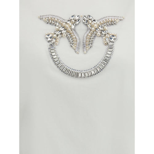 PINKO Baumwoll-T-Shirt in Weiß