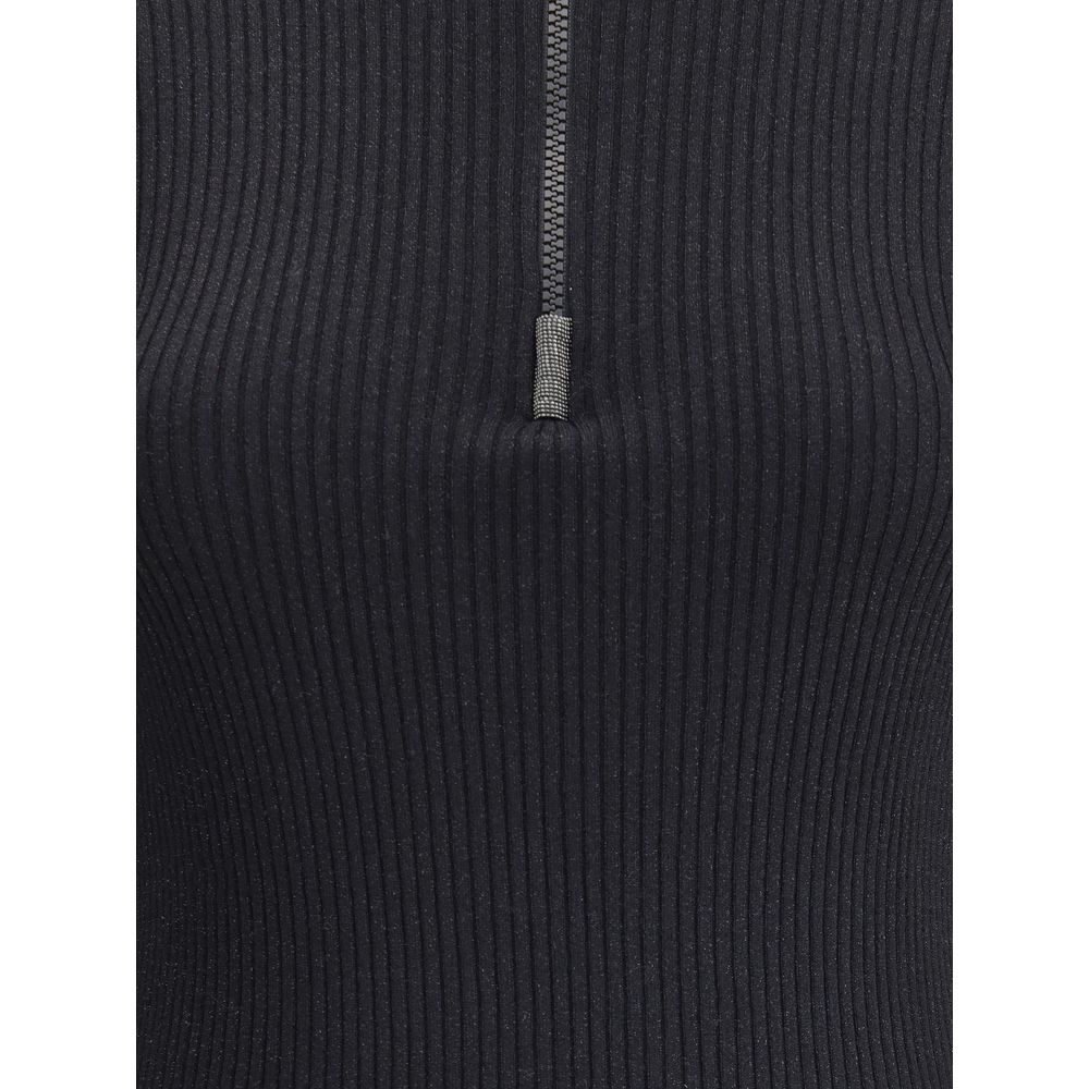 Brunello Cucinelli Schwarzer Kaschmir-Sweater