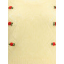 Alessandra Rich Gelber Mohair-Sweatshirt