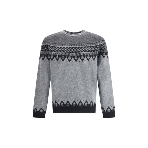 Alexander McQueen Grauer Woll-Sweatshirt