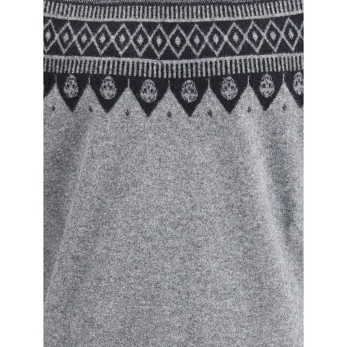 Alexander McQueen Grauer Woll-Sweatshirt