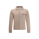 Thom Browne Beiger Wollfleece-Cardigan