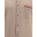 Thom Browne Beiger Wollfleece-Cardigan