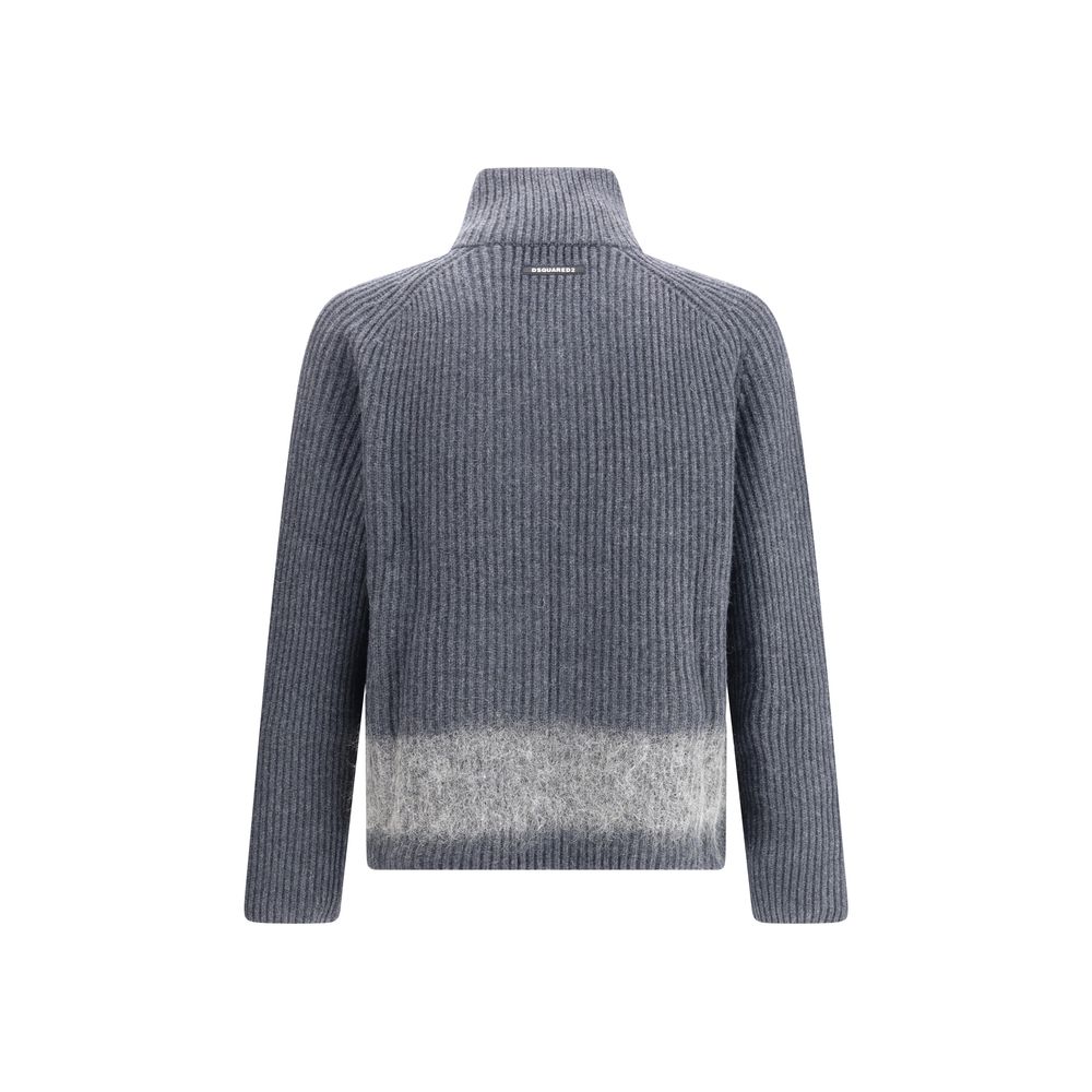 Dsquared² Grauer Wollcardigan