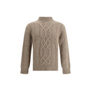 Brooksfield Beiger Woll-Sweatshirt
