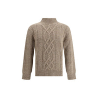Brooksfield Beiger Woll-Sweatshirt