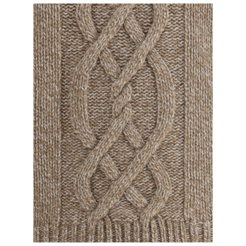 Brooksfield Beiger Woll-Sweatshirt