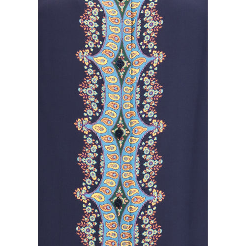 Etro Seidenhemd mit Muster in Multicolor