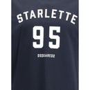 Dsquared² Schwarzes Baumwoll-T-Shirt