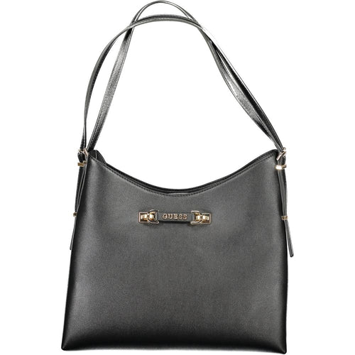 Guess Jeans Schwarz Polyethylen Frauen Handtasche