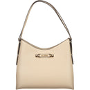 Guess Jeans Beige Polyethylen Frauen Handtasche