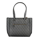 Guess Jeans Schwarz Polyethylen Frauen Handtasche