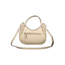 Guess Jeans Beige Polyethylen Frauen Handtasche