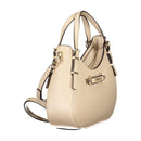 Guess Jeans Beige Polyethylen Frauen Handtasche