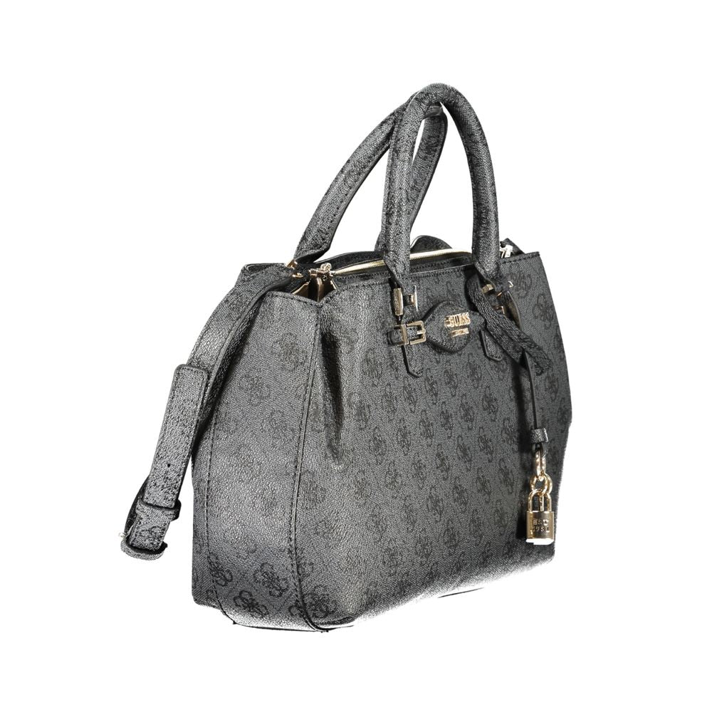 Guess Jeans Schwarz Polyethylen Frauen Handtasche