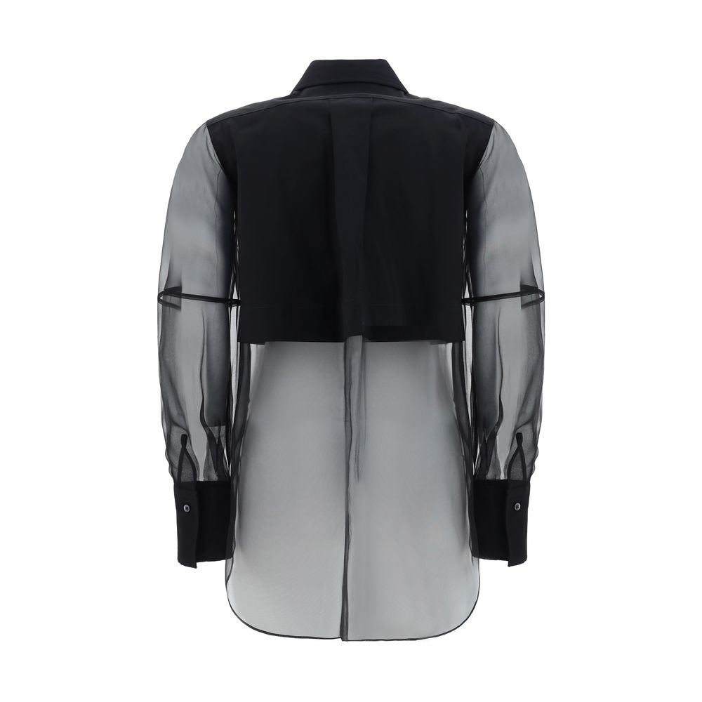 Brunello Cucinelli Schwarzes Baumwollhemd mit Muster