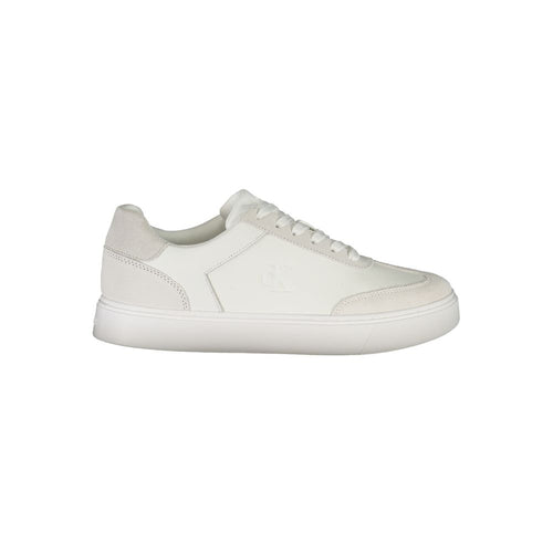 Calvin Klein Weißes Leder Herren Sneaker